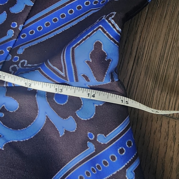 Blue patterned dress 👗 - Picture 6 of 8